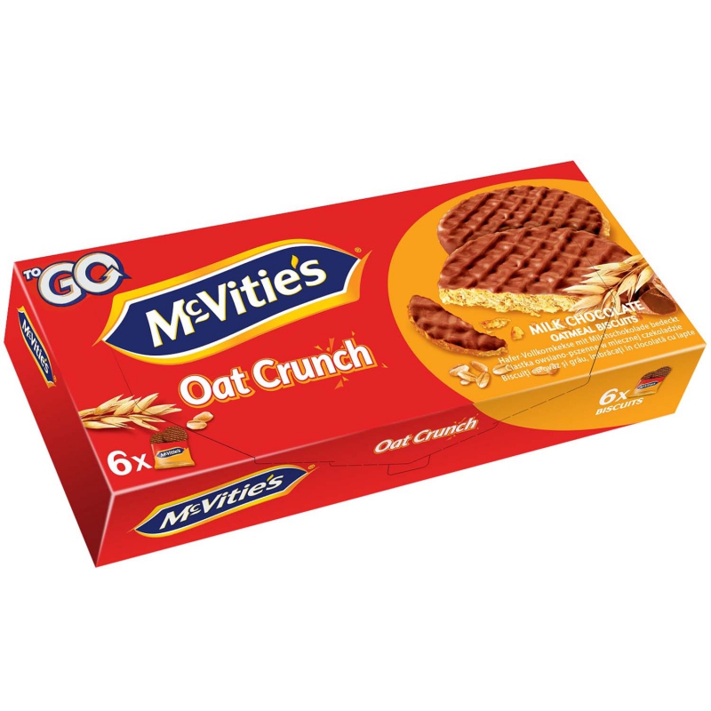  McVitie's Oat Crunch Milk Chocolate 6x2er 