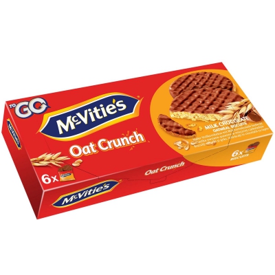  McVitie's Oat Crunch Milk Chocolate 6x2er 