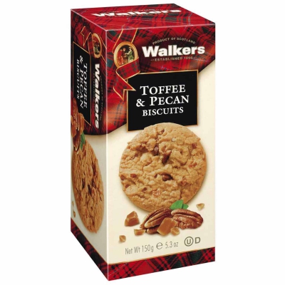  Walker's Toffee & Pecan Biscuits 150g 