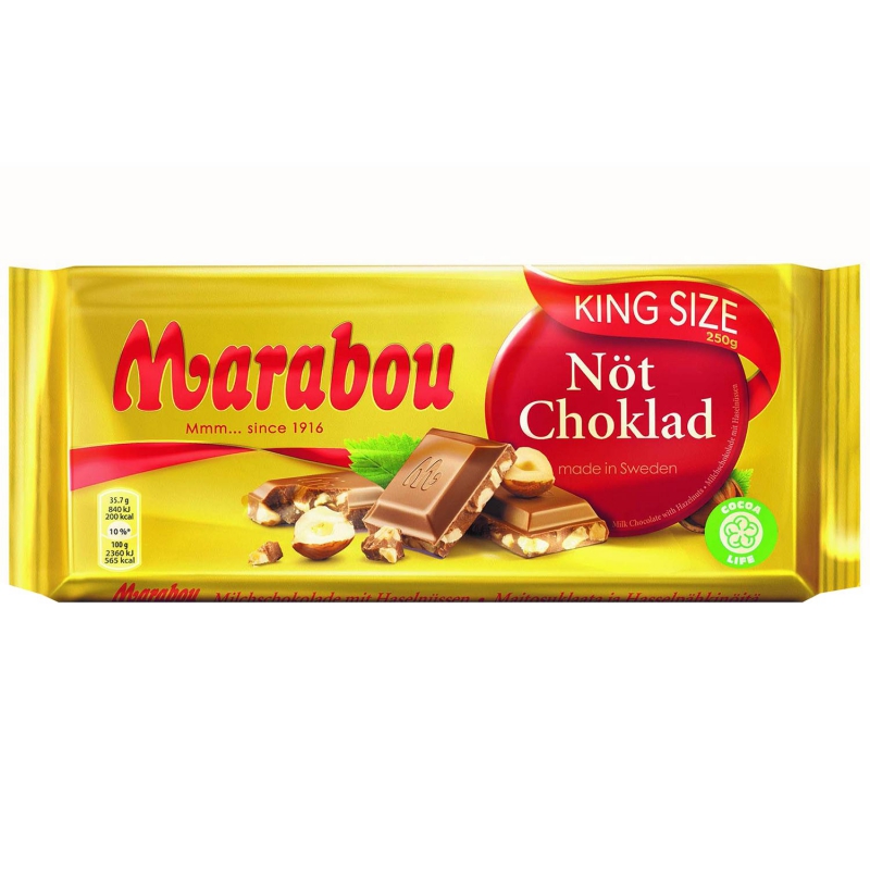 Marabou Nöt Choklad 250g 