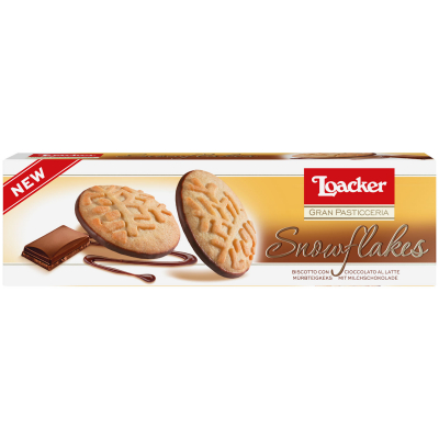  Loacker Biscuits Snowflakes 120g 