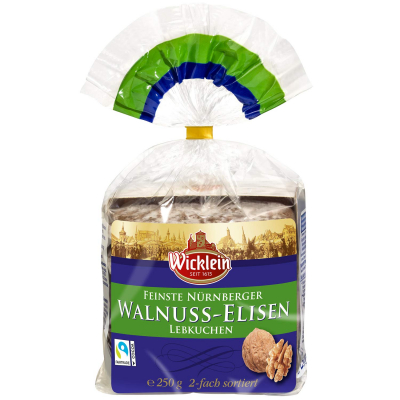 Wicklein Walnuss-Elisen Beutel 250g