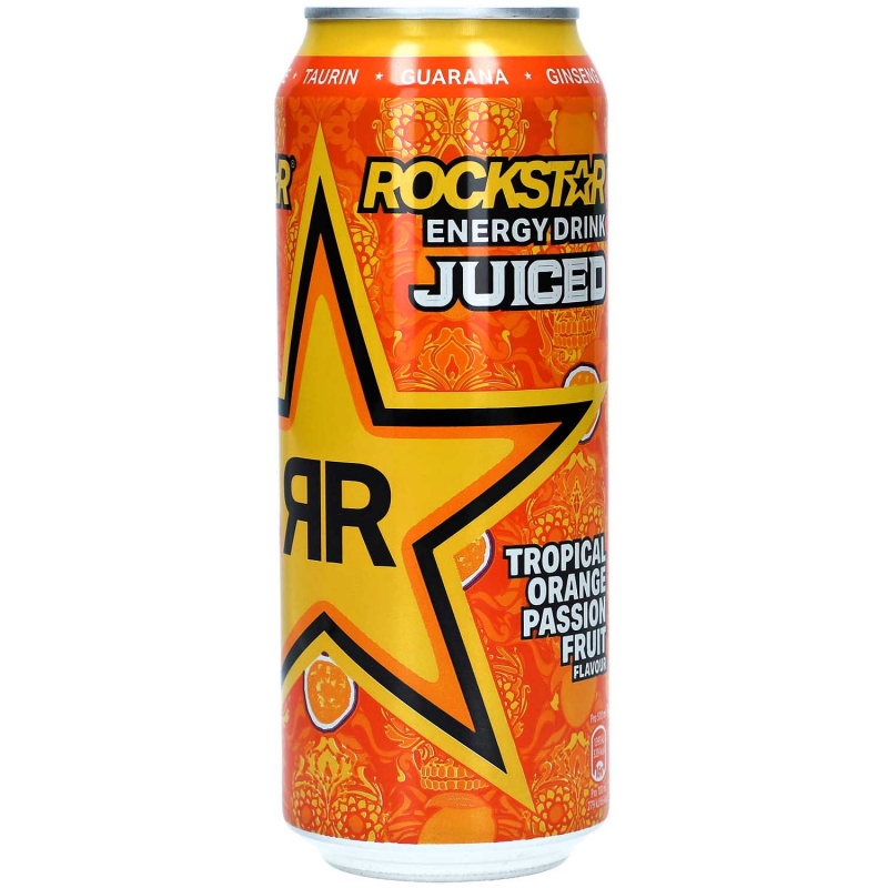  Rockstar Energy Drink Tropical Orange Passion Fruit 500ml 