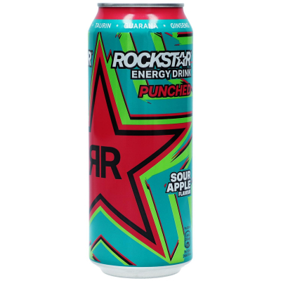  Rockstar Energy Drink Sour Apple 500ml 