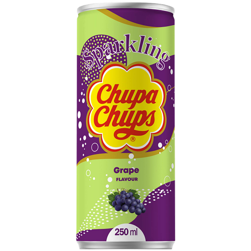  Chupa Chups Sparkling Grape 250ml (MHD 15.03.2024) 