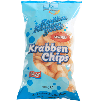  Werner Lauenroth Krabben Chips scharf 100g 