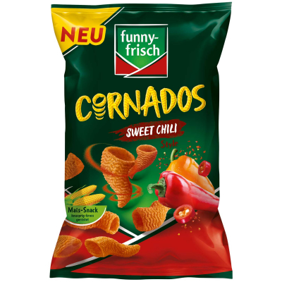  funny-frisch Cornados Sweet Chili Style 80g (MHD 30.10.2023) 