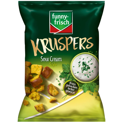  funny-frisch Kruspers Sour Cream Style 120g 