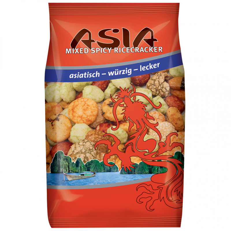  XOX Asia Mixed Spicy Ricecracker 125g 