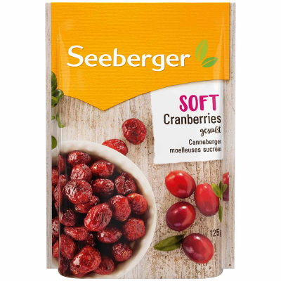  Seeberger Soft Cranberries gesüßt 125g 