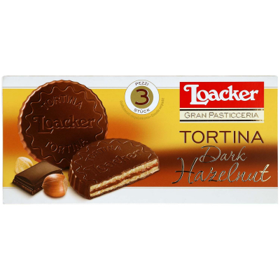  Loacker Tortina Dark 3x21g 