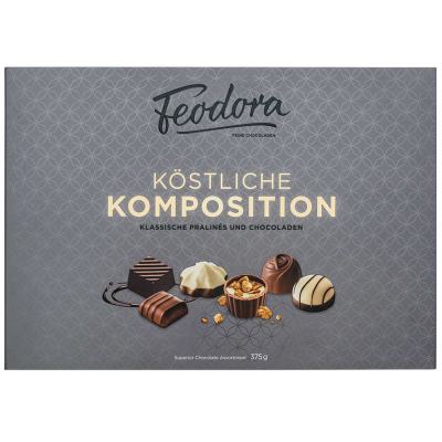  Feodora Köstliche Komposition Klassische Pralinés und Chocoladen 375g 