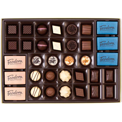  Feodora Köstliche Komposition Klassische Pralinés und Chocoladen 375g 