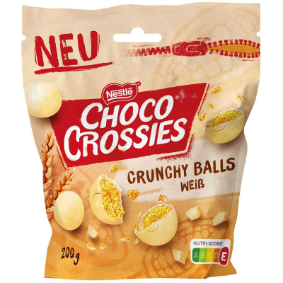  Choco Crossies Crunchy Balls Weiß 200g 
