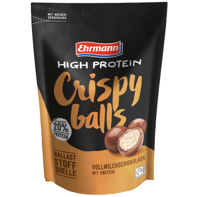  Ehrmann High Protein Crispy Balls Vollmilchschokolade 90g 