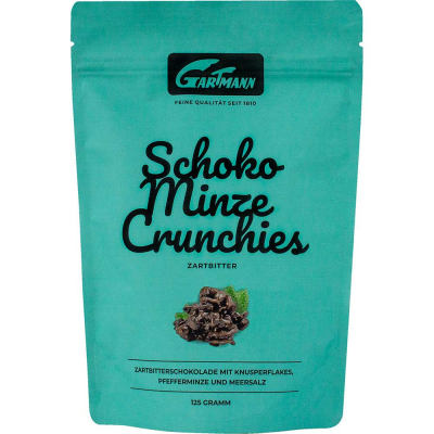 Gartmann Schoko Minze Crunchies 125g