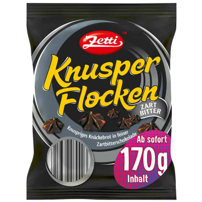  Zetti Knusperflocken Zartbitter 170g 
