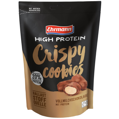  Ehrmann High Protein Crispy Cookies Vollmilchschokolade 90g 