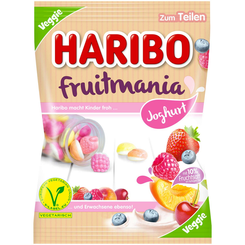  Haribo Fruitmania Joghurt vegetarisch 160g 