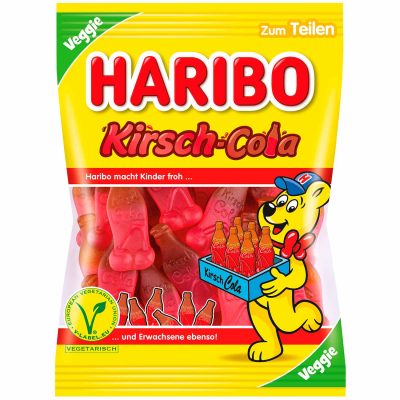  Haribo Kirsch-Cola veggie 175g 