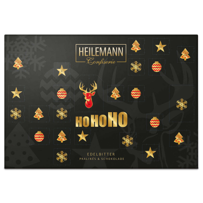  Heilemann Confiserie Edelbitter Pralinés & Schokolade Adventskalender 