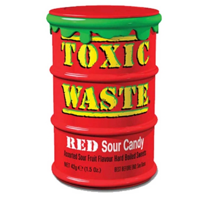  Toxic Waste Red Sour Candy 42g 