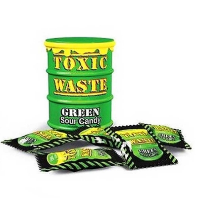  Toxic Waste Green Sour Candy 42g 