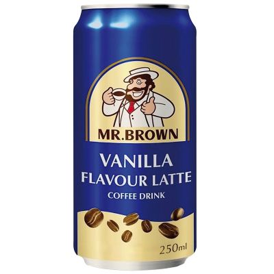  Mr. Brown Coffee Drink Vanilla Latte 250ml 