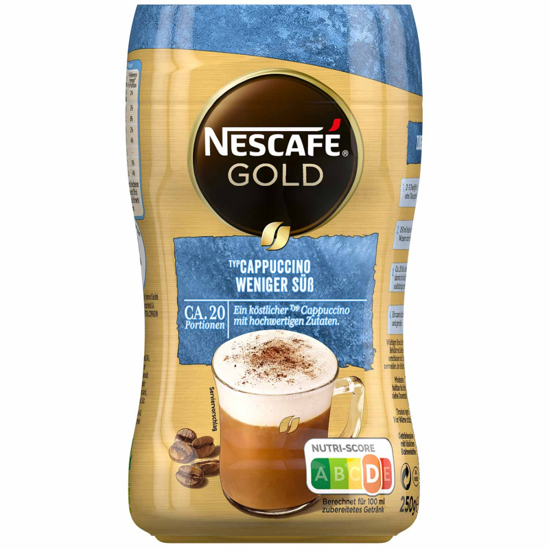  Nescafé Gold Typ Cappuccino weniger süß 250g 