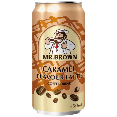  Mr. Brown Coffee Drink Caramel Latte 250ml 