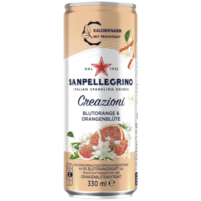  Sanpellegrino Creazioni Blutorange & Orangenblüte 330ml 
