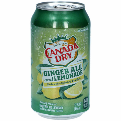 Canada Dry Ginger Ale and Lemonade USA 355ml