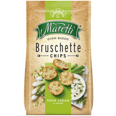  Maretti Bruschette Chips Sour Cream & Onion 150g 