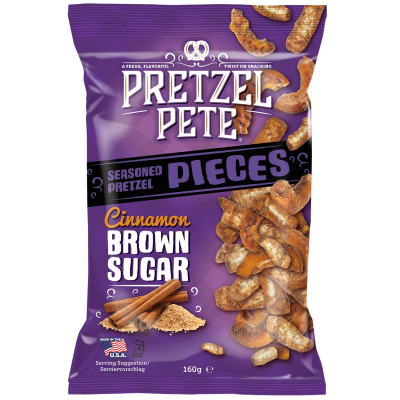  Pretzel Pete Pieces Cinnamon Brown Sugar 160g 