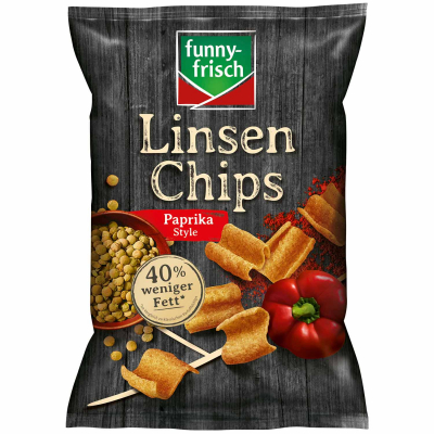  funny-frisch Linsen Chips Paprika Style 90g 