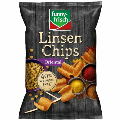  funny-frisch Linsen Chips Oriental 90g 