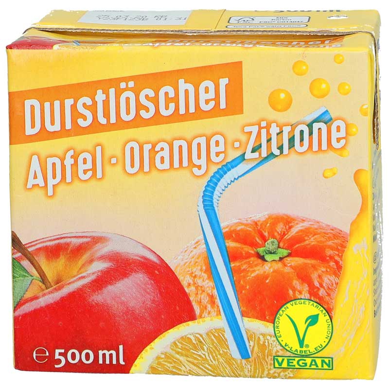  Durstlöscher Apfel-Orange-Zitrone 500ml 