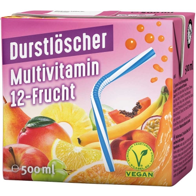 Durstlöscher Multivitamin 12-Frucht 500ml