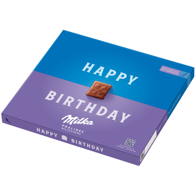  Milka 'Happy Birthday' Pralinés Milchcrème 110g 