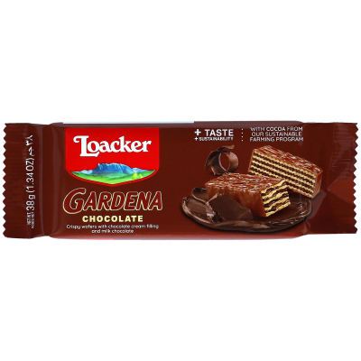  Loacker Gardena Chocolate 38g 
