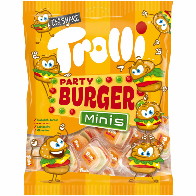  Trolli Party Burger Minis 17x10g 