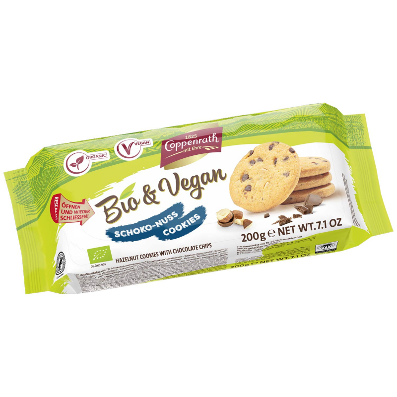  Coppenrath Bio & Vegan Schoko-Nuss Cookies 200g 