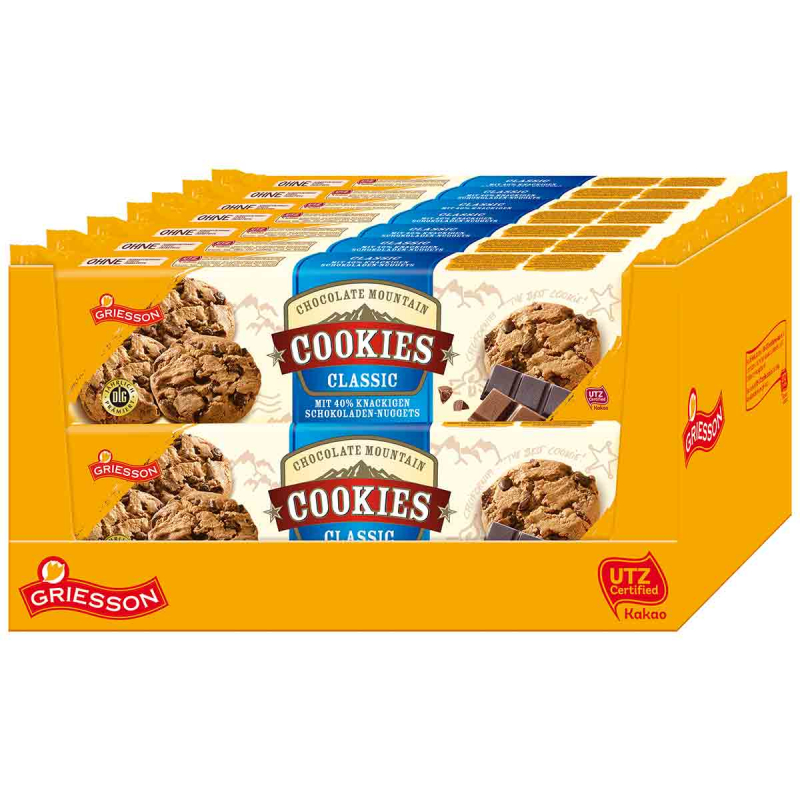  Griesson Chocolate Mountain Cookies Classic 150g 