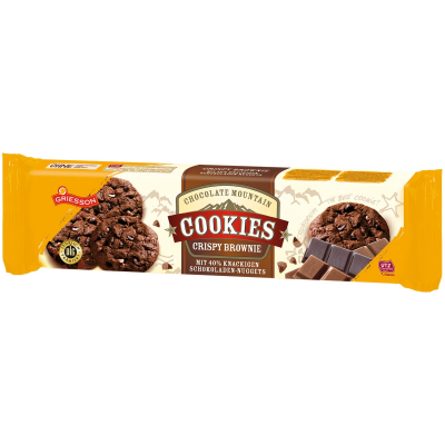  Griesson Chocolate Mountain Cookies Crispy Brownie 150g 