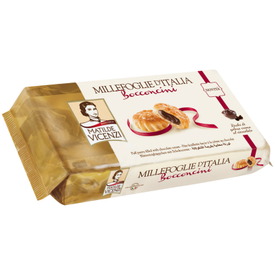  Matilde Vicenzi Millefoglie D'Italia Bocconcini Chocolate Cream 125g 
