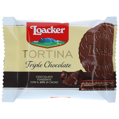  Loacker Tortina Triple Chocolate 24x21g 