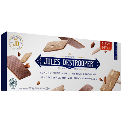  Jules Destrooper Mandelblätter Vollmilchschokolade 125g 