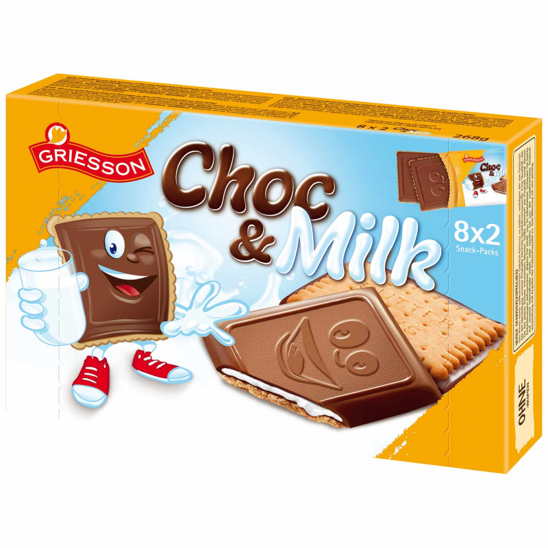  Griesson Choc & Milk 8x2er 