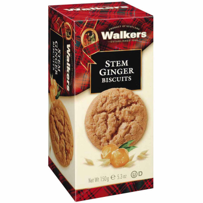  Walker's Stem Ginger Biscuits 150g 