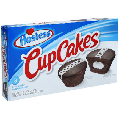  Hostess Cup Cakes Frosted Chocolate 8er 